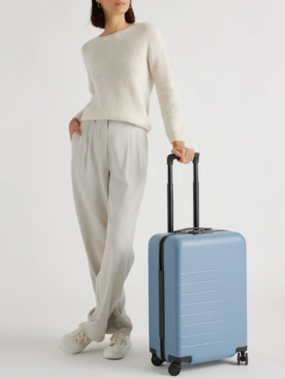 Quince Carry-On Suitcase Blue